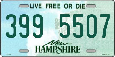 NH license plate 3995507