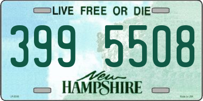 NH license plate 3995508