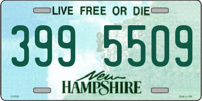 NH license plate 3995509