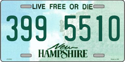 NH license plate 3995510