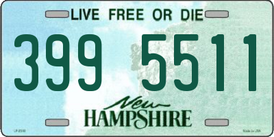 NH license plate 3995511