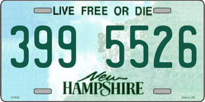 NH license plate 3995526