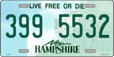 NH license plate 3995532