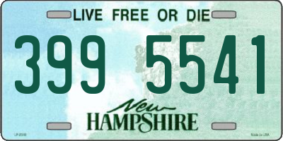 NH license plate 3995541