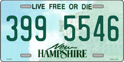 NH license plate 3995546