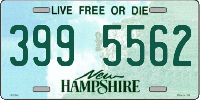 NH license plate 3995562