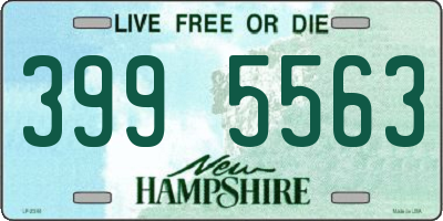 NH license plate 3995563