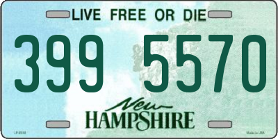 NH license plate 3995570