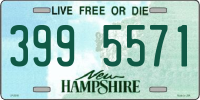 NH license plate 3995571