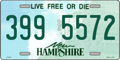 NH license plate 3995572