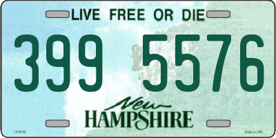 NH license plate 3995576