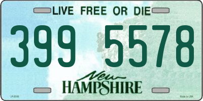 NH license plate 3995578