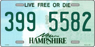 NH license plate 3995582