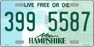 NH license plate 3995587