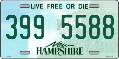 NH license plate 3995588