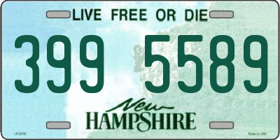 NH license plate 3995589