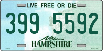 NH license plate 3995592