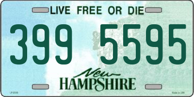 NH license plate 3995595