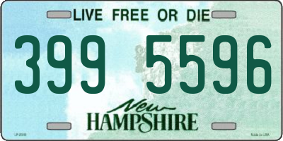 NH license plate 3995596