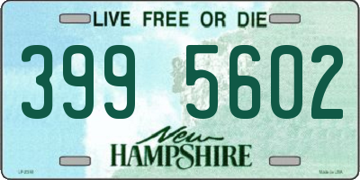 NH license plate 3995602