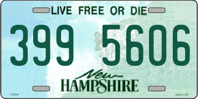 NH license plate 3995606