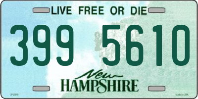 NH license plate 3995610