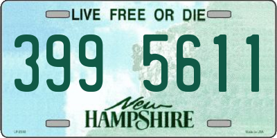 NH license plate 3995611