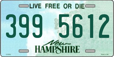 NH license plate 3995612