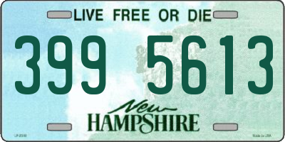 NH license plate 3995613