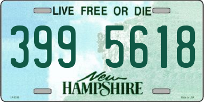 NH license plate 3995618