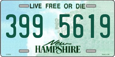 NH license plate 3995619