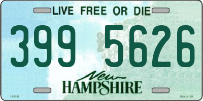 NH license plate 3995626