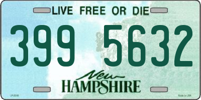 NH license plate 3995632