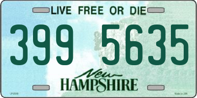 NH license plate 3995635