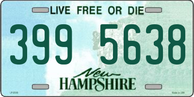 NH license plate 3995638