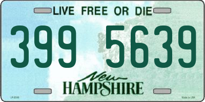 NH license plate 3995639