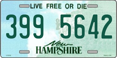 NH license plate 3995642