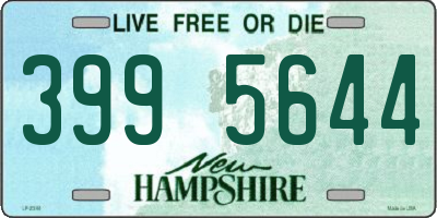 NH license plate 3995644