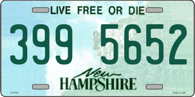 NH license plate 3995652