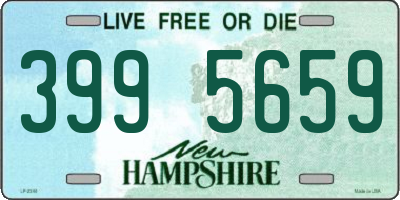 NH license plate 3995659