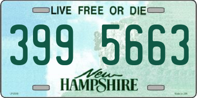 NH license plate 3995663