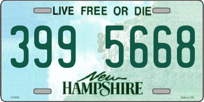 NH license plate 3995668