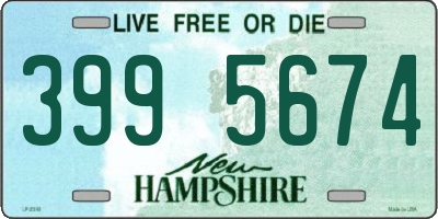 NH license plate 3995674