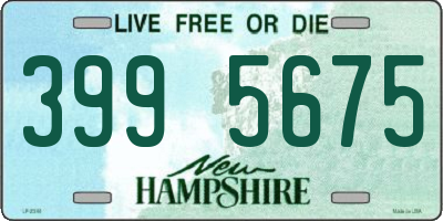 NH license plate 3995675