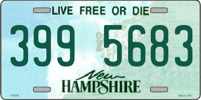 NH license plate 3995683