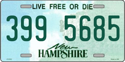 NH license plate 3995685