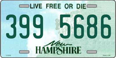 NH license plate 3995686