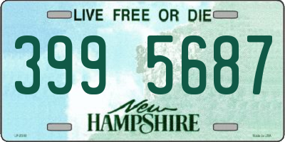 NH license plate 3995687