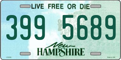 NH license plate 3995689