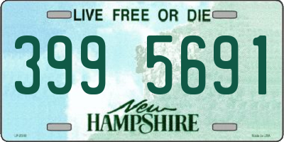 NH license plate 3995691